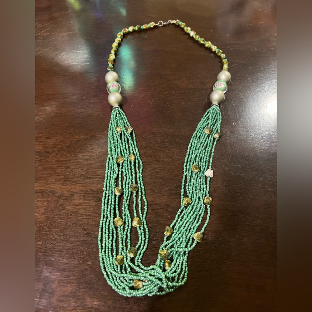 Green Handmade Necklace